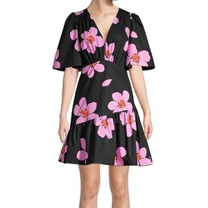 Kate Spade ♠️ Grand Flora Empire Waist A Line dress